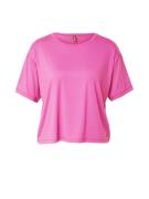 UNDER ARMOUR Funktionsbluse 'Motion'  pink / sort