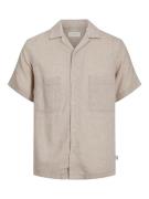 JACK & JONES Skjorte 'CAIRO'  beige