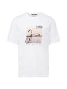 JACK & JONES Bluser & t-shirts 'ARUBA'  lilla / lyserød / sort / hvid