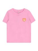 KIDS ONLY Bluser & t-shirts 'SENNA'  orange / lys pink / hvid
