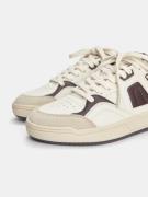 Pull&Bear Sneaker low  creme / lysebrun / mørkebrun