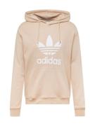 ADIDAS ORIGINALS Sweatshirt 'Adicolor Classics Trefoil'  beige / hvid