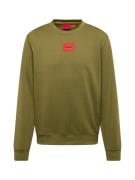 HUGO Sweatshirt 'Diragol212'  lysegrøn / lys rød / sort