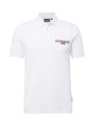 NAPAPIJRI Bluser & t-shirts 'AYLMER'  mørkeblå / lys rød / hvid
