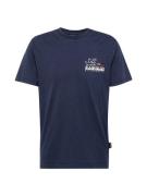 NAPAPIJRI Bluser & t-shirts 'COLVILLE'  marin / rød / hvid