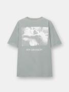 Pull&Bear Bluser & t-shirts  røggrå / hvid