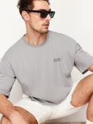 Trendyol Bluser & t-shirts  grå / sort