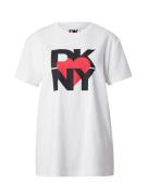 DKNY Shirts  rød / sort / hvid