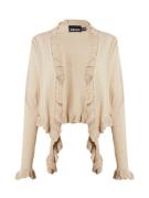 PIECES Cardigan 'PCKINLAY'  taupe