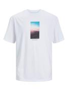 JACK & JONES Bluser & t-shirts 'JORVesterbro'  lyseblå / sort / offwhi...