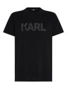 Karl Lagerfeld Bluser & t-shirts  grafit / sort