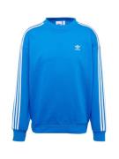 ADIDAS ORIGINALS Sweatshirt 'Adicolor'  blå / hvid