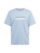 JACK & JONES Bluser & t-shirts 'JJCYBER'  røgblå / natblå / lyseblå / ...
