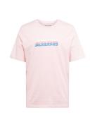 JACK & JONES Bluser & t-shirts 'JJCYBER'  royalblå / lyserød / pitaya ...