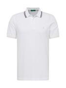 UNITED COLORS OF BENETTON Bluser & t-shirts  beige / violetblå / hvid