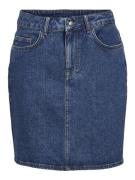 OBJECT Nederdel  blue denim