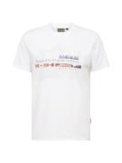 NAPAPIJRI Bluser & t-shirts 'TURIN 1'  navy / rød / hvid