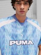 PUMA Bluser & t-shirts  himmelblå / lyseblå / sort / hvid