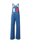 Tommy Jeans Overalljeans 'CLASSIC'  blue denim / melon / hvid