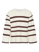 Vero Moda Girl Pullover 'SABA'  ecru / brun