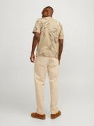 JACK & JONES Bluser & t-shirts 'JJPalma'  beige-meleret / mørkebrun / ...