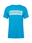 MUSTANG Bluser & t-shirts 'AUSTIN'  azur / hvid