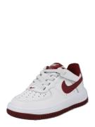 Nike Sportswear Sneakers 'Force 1'  vinrød / hvid