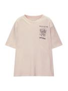 Pull&Bear Bluser & t-shirts  lyserød / sort