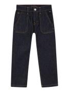 TOMMY HILFIGER Jeans 'SKATER'  mørkeblå / rød / hvid