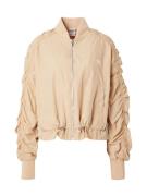 ADIDAS ORIGINALS Overgangsjakke  sand / hvid