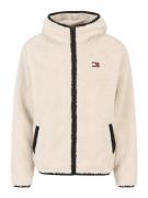 Tommy Jeans Fleecejakke  beige / sort