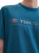 TOM TAILOR Bluser & t-shirts  guld / petroleum / pink / rød