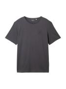 TOM TAILOR Bluser & t-shirts  mørkegrå / sort