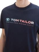TOM TAILOR Bluser & t-shirts  lyseblå / mørkeblå / laks