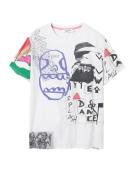 Desigual Bluser & t-shirts 'Drake'  lilla / lys pink / sort / hvid