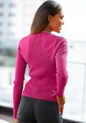 LASCANA Pullover  fuchsia