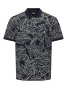 Only & Sons Bluser & t-shirts 'VAIL'  navy / hvid