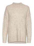 VERO MODA Pullover 'VMLefile'  beige-meleret