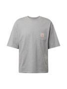 LEVI'S ® Bluser & t-shirts 'Workwear Tee'  beige-meleret / brandrød / ...