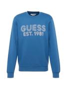 GUESS Sweatshirt 'BEAU'  lyseblå / hvid