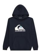 QUIKSILVER Sweatshirt  mørkeblå / hvid