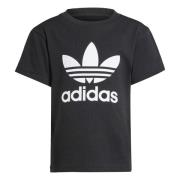 ADIDAS ORIGINALS Shirts 'TREFOIL'  sort / hvid