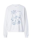 HOLLISTER Sweatshirt 'EASY'  blå / hvid