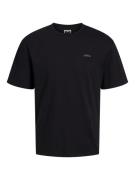 JACK & JONES Bluser & t-shirts  grå / sort