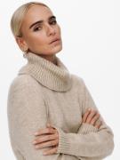 ONLY Strikkjole 'ONLBrandie'  beige-meleret