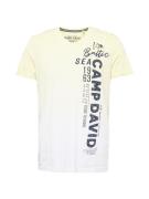 CAMP DAVID Bluser & t-shirts  natblå / lemon / hvid