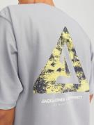 JACK & JONES Bluser & t-shirts 'JCOTriangle'  gul / grå / sort / hvid