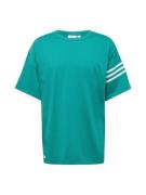 ADIDAS ORIGINALS Bluser & t-shirts 'NEU C'  neongrøn / hvid