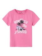 NAME IT Bluser & t-shirts 'VIX'  natblå / lilla / pink / hvid