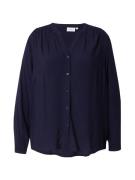 ONLY Carmakoma Bluse 'CARANITA'  navy